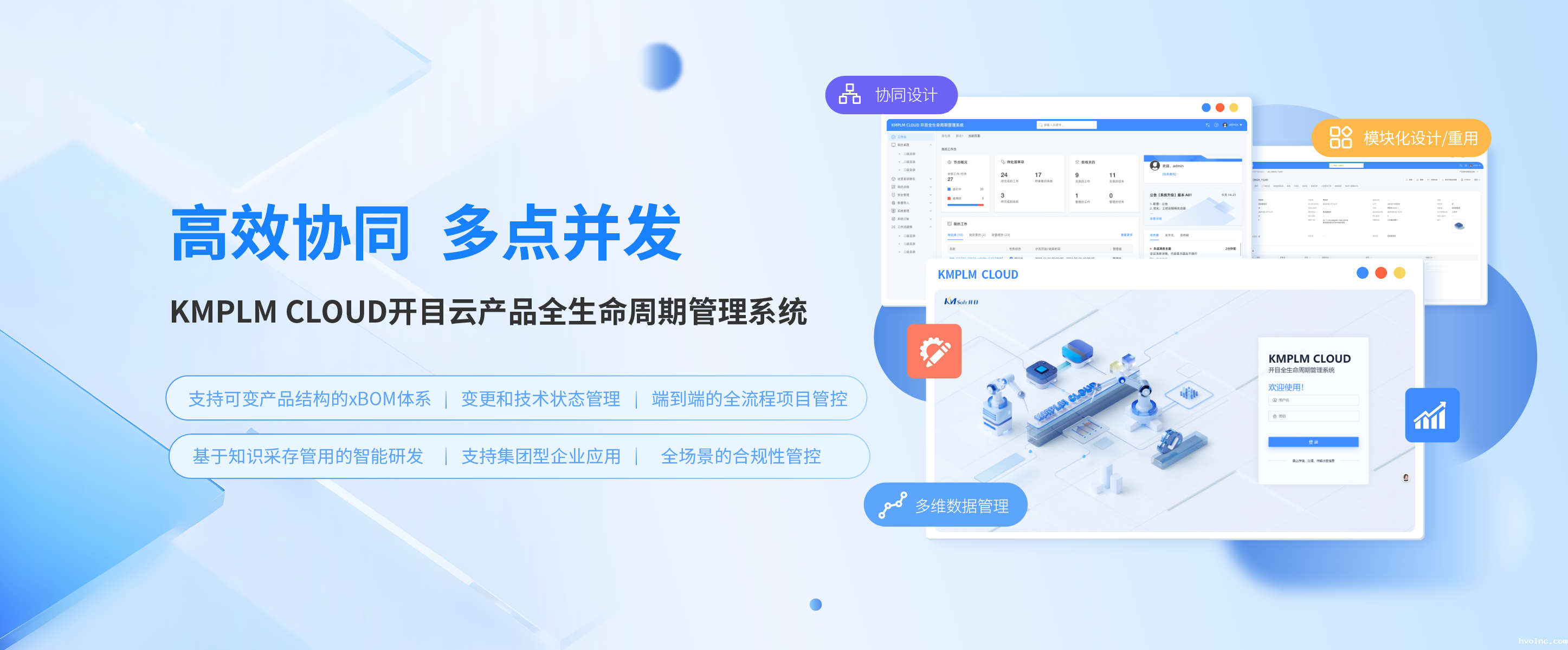 KMPLM CLOUD 5.0：为高端装备研发装上“安全+协同+融合”新引擎